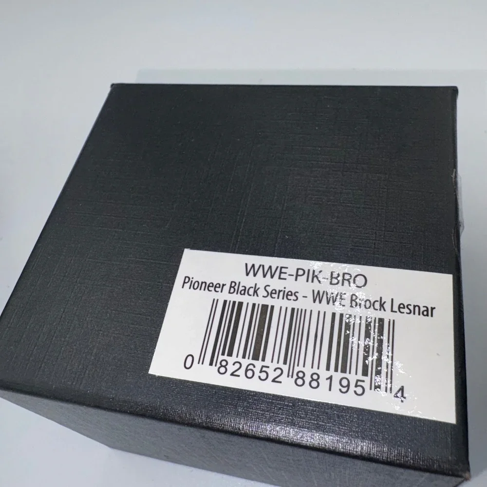 WWE Brock Lesnar Watch Game Time Pioneer Black Series Silver Tone New Box 1033